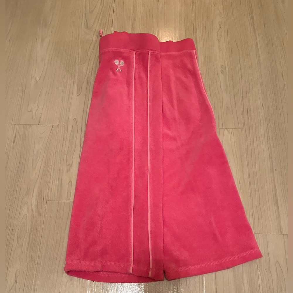 Juicy Couture VERY RARE NWT Barbie Pink Juicy Terry Cloth Capri Set 💕 - Picture 6 of 8